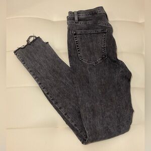 Gap Mid Rise Skinny Jeans washed black